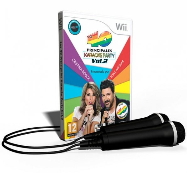 WII LOS 40 PRINCIPALES KARAOKE PARTY VOL. 2 MICROS