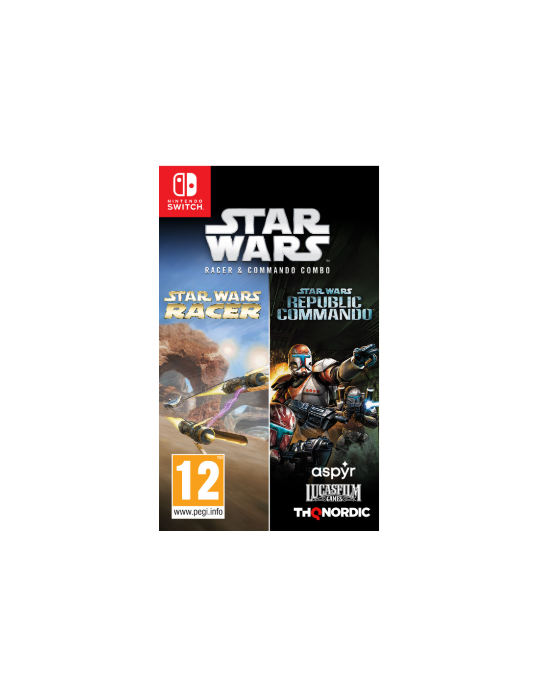 SWITCH STAR WARS: RACER AND COMMANDO COMBO