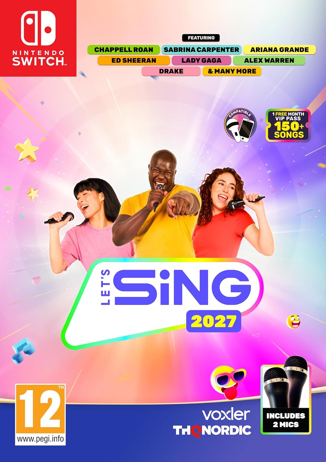 SWITCH LETS SING 2027 + 2 MICROS