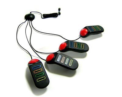 BUZZERS CON CABLE PARA BUZZ PS2-PS3