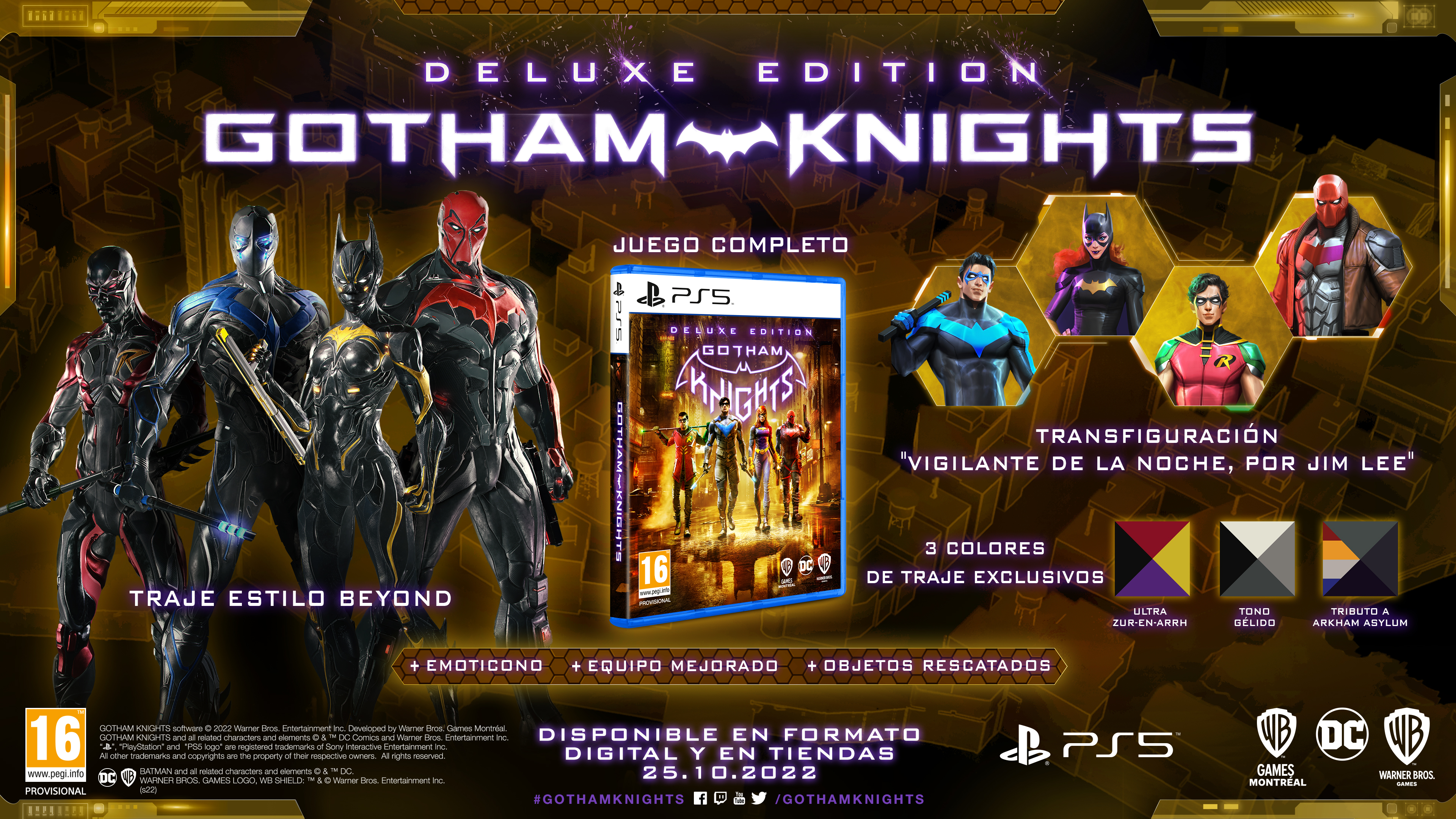 PS5 GOTHAM KNIGHTS DELUXE EDITION