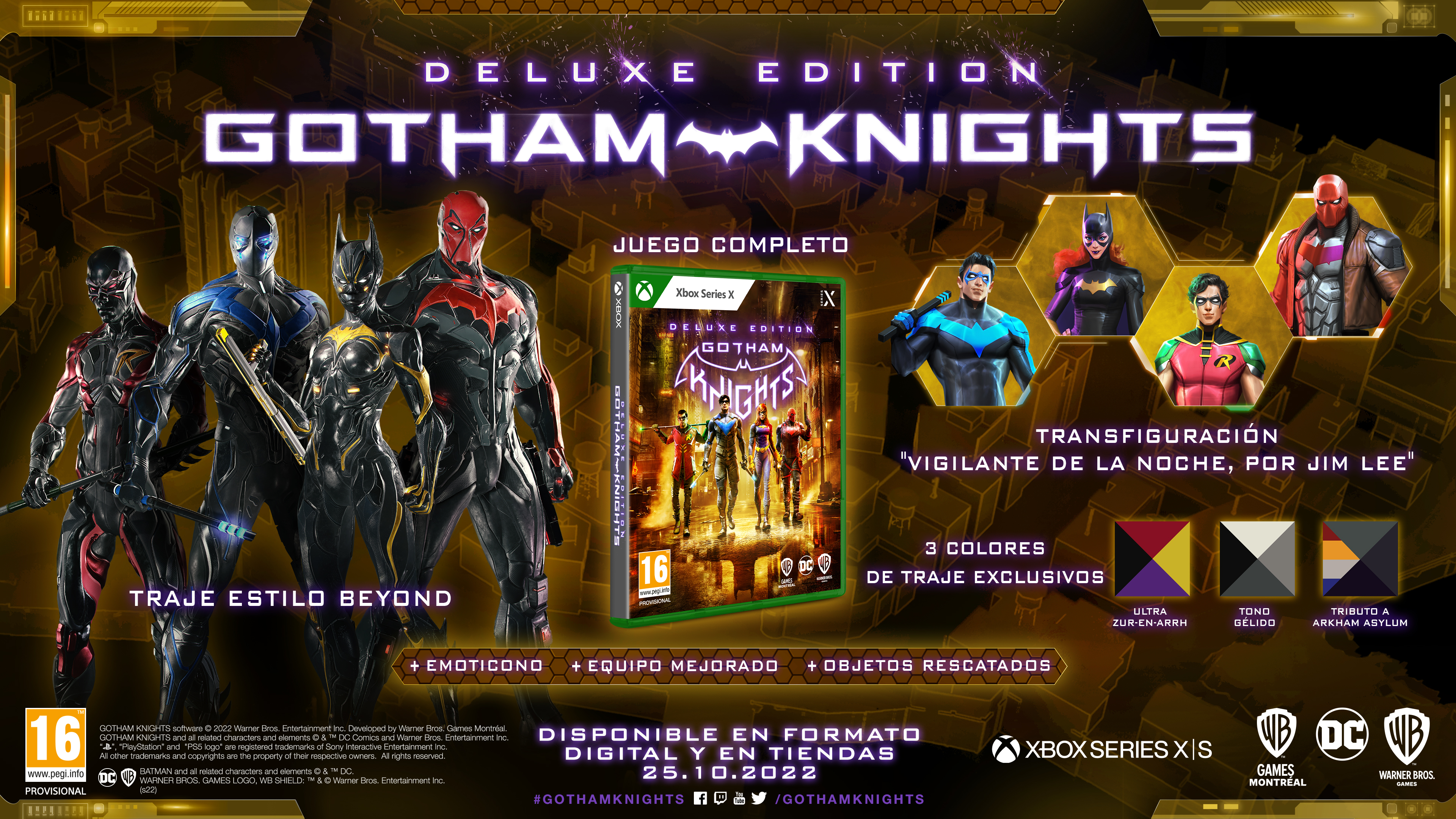 XBOXX GOTHAM KNIGHTS DELUXE EDITION