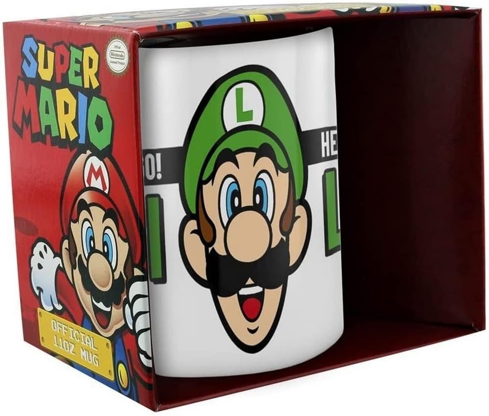 TAZON SUPER MARIO VERDE BLANCO 
