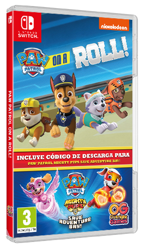 SWITCH PAW PATROL: ON A ROLL! & PAW PATROL MIGHTY