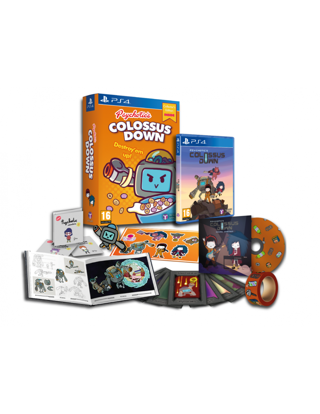 PS4 COLOSSUS DOWN DESTROY'EM UP EDITION