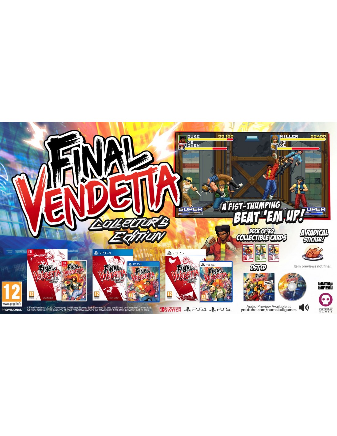PS4 FINAL VENDETTA - COLLECTORS EDITION