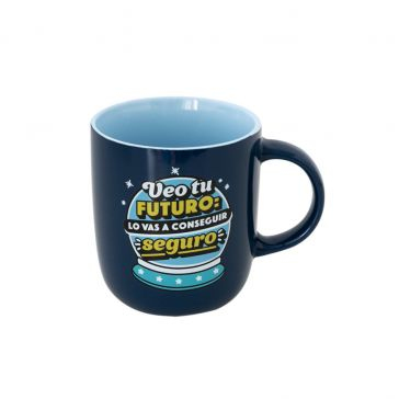 TAZA VEO TU FUTURO: LO VAS A CONSEGUIR SEGURO 370 ML