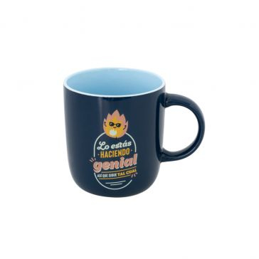 TAZA: LO ESTAS HACIENDO GENIAL, ASI QUE ¡SIGUE TAL CUAL! 370 ML 