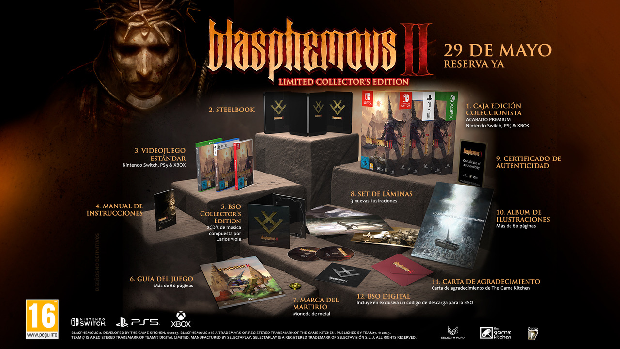 XBOXX BLASPHEMOUS II LIMITED COLLECTOR'S EDITION