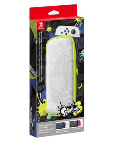SET SWITCH OLED (FUNDA + 2 PROTECTORES) SPLATOON 3