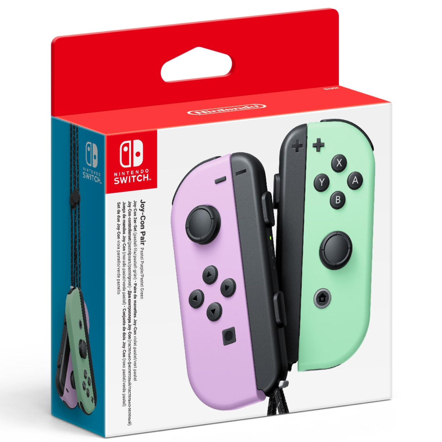MANDOS JOYCON (SET IZQ-DCHA) MORADO/VERDE SWITCH