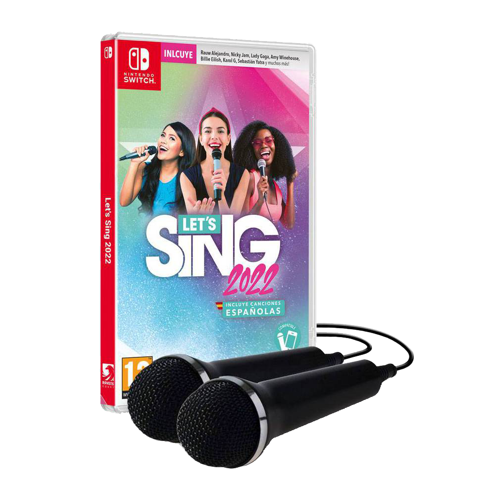 SWITCH LETS SING 2022 + 2 MICROFONOS (PROMO)