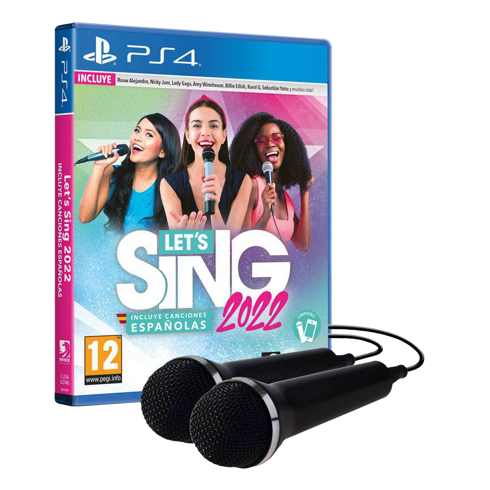 PS4 LETS SING 2022 + 2 MICROFONOS
