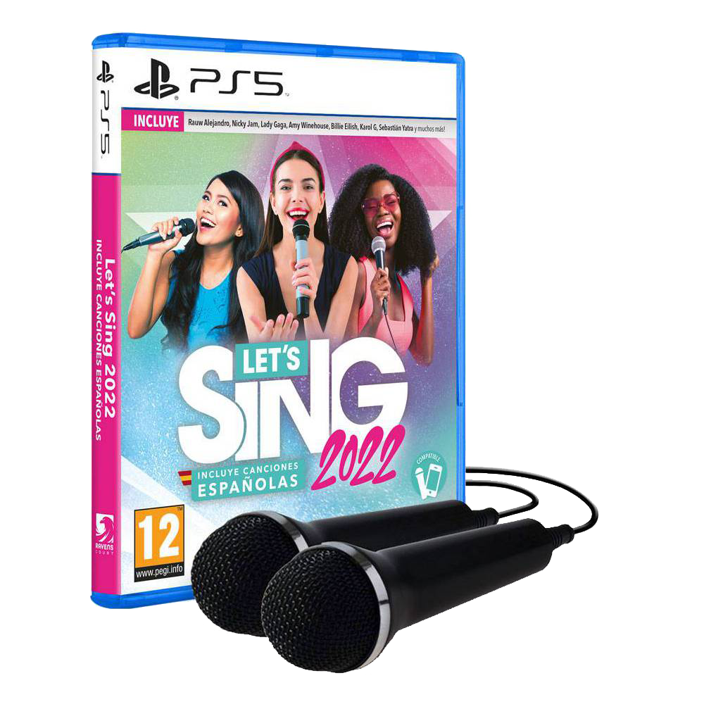 PS5 LETS SING 2022 + 2 MICROFONOS