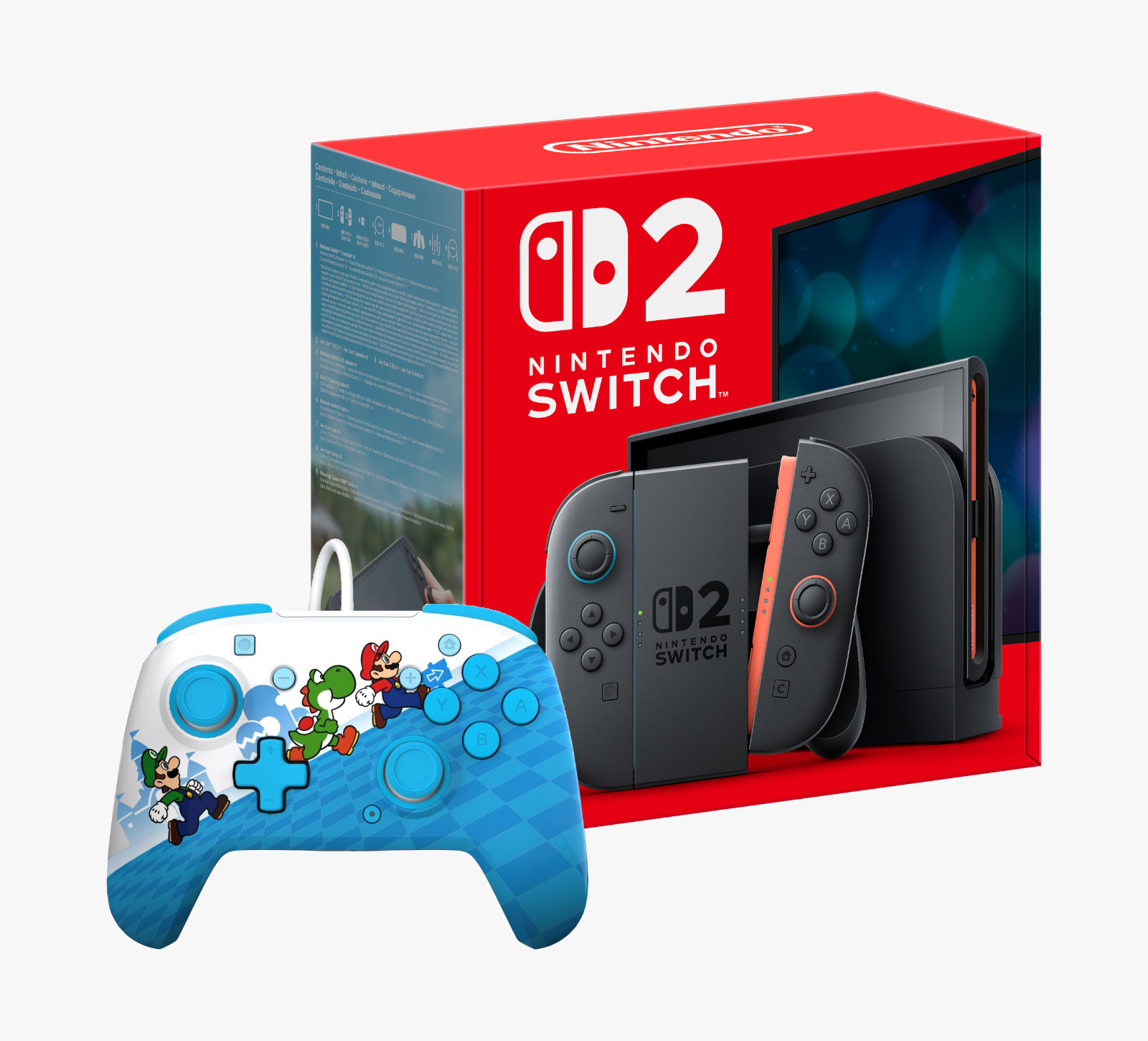 CONSOLA NINTENDO SWITCH 2 + MANDO MARIO SCAPE PDP