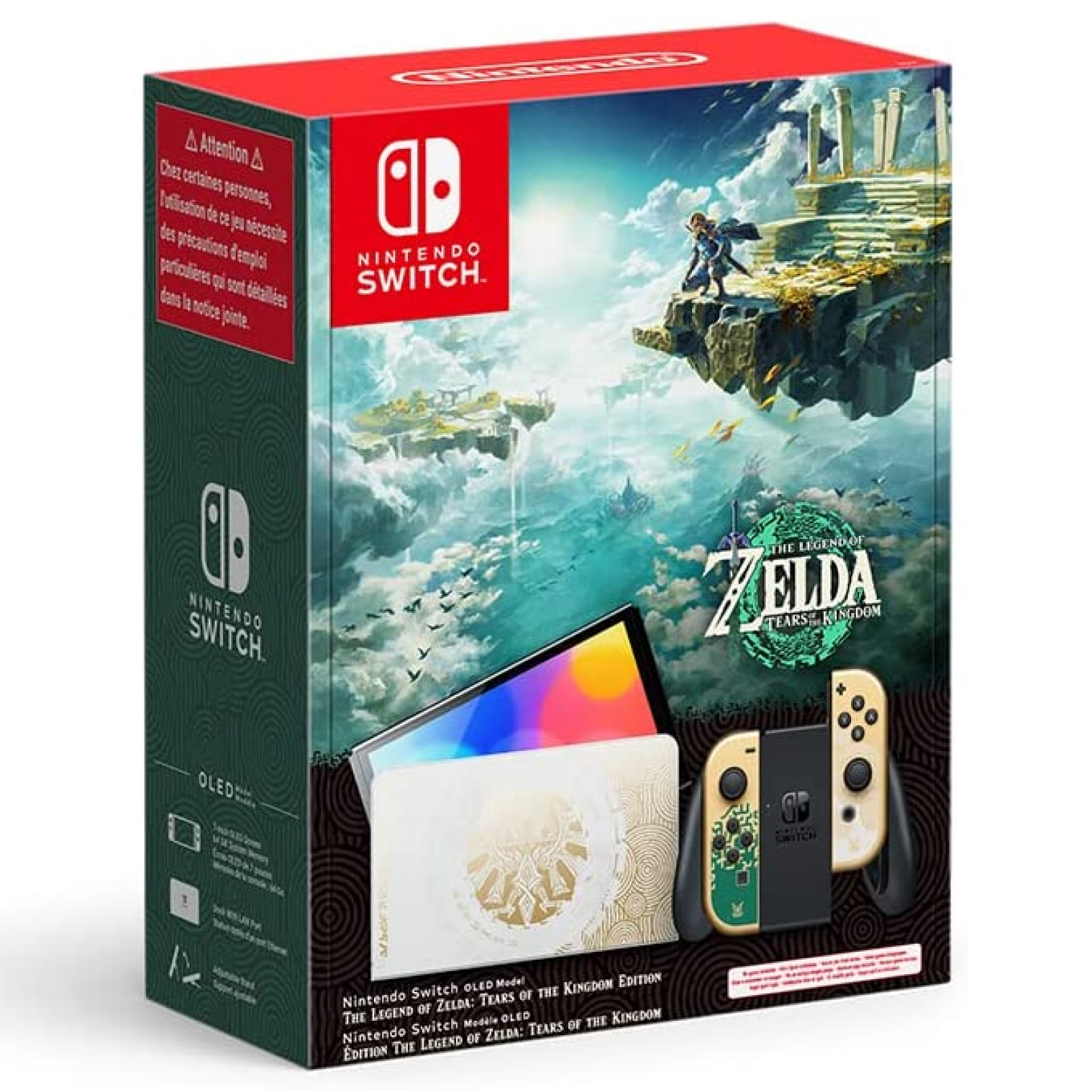 CONSOLA NINTENDO SWITCH OLED LEGEND OF ZELDA TEARS