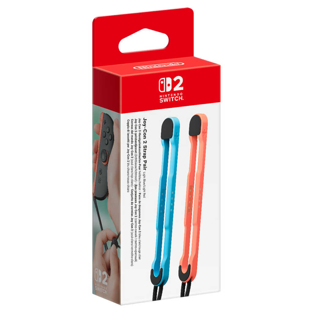 CORREAS STRAP JOYCON SWITCH 2 (PAREJA) AZUL/ROJO