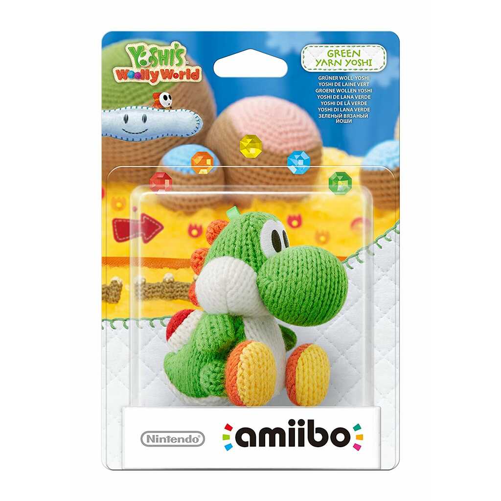 FIGURA AMIIBO YOSHI LANA VERDE