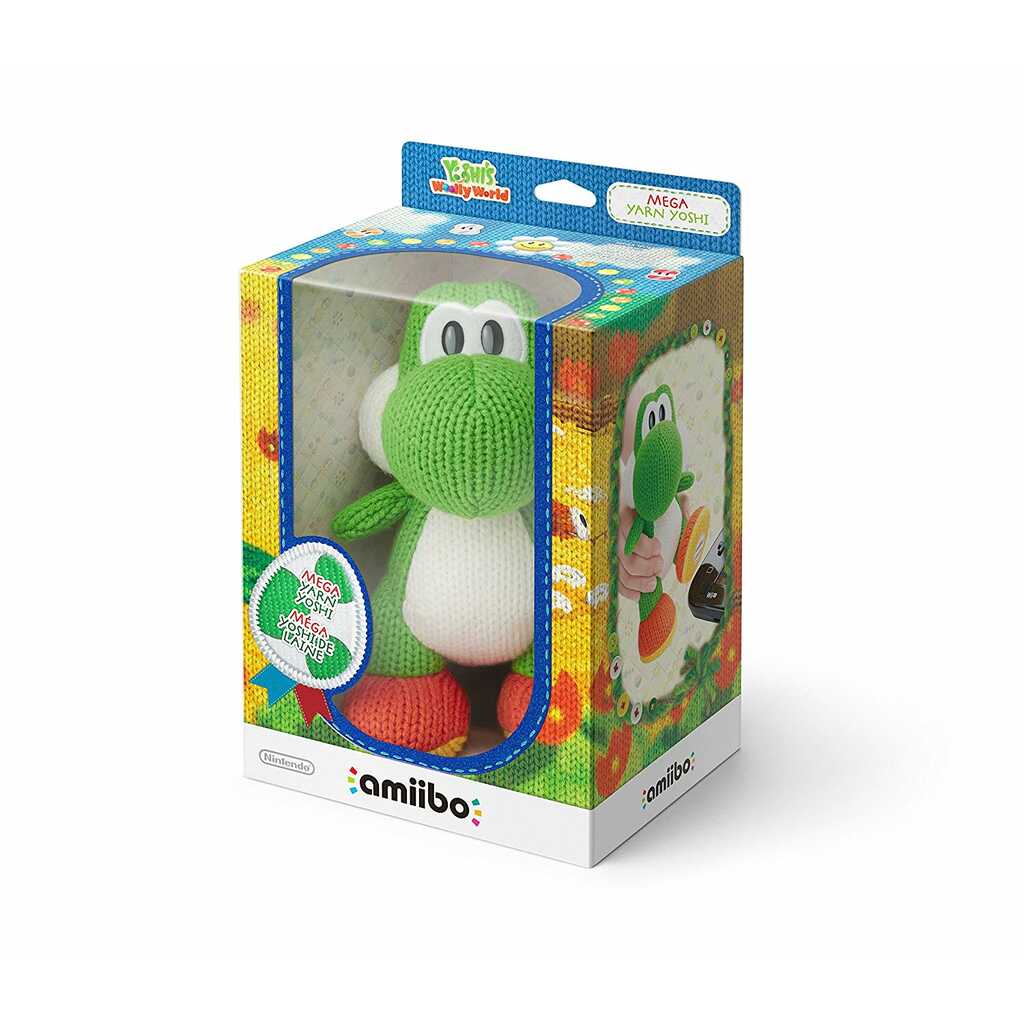 FIGURA AMIIBO MEGA YOSHI LANA VERDE