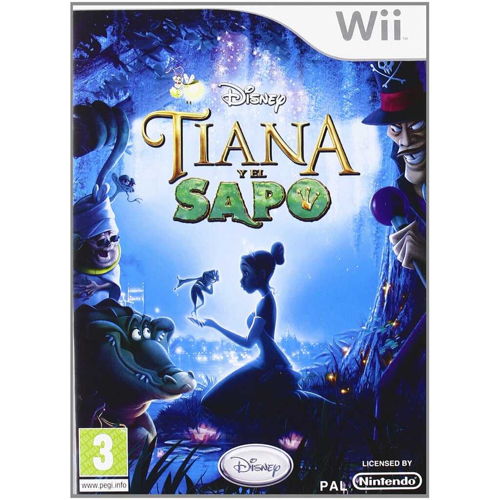 WII TIANA Y EL SAPO
