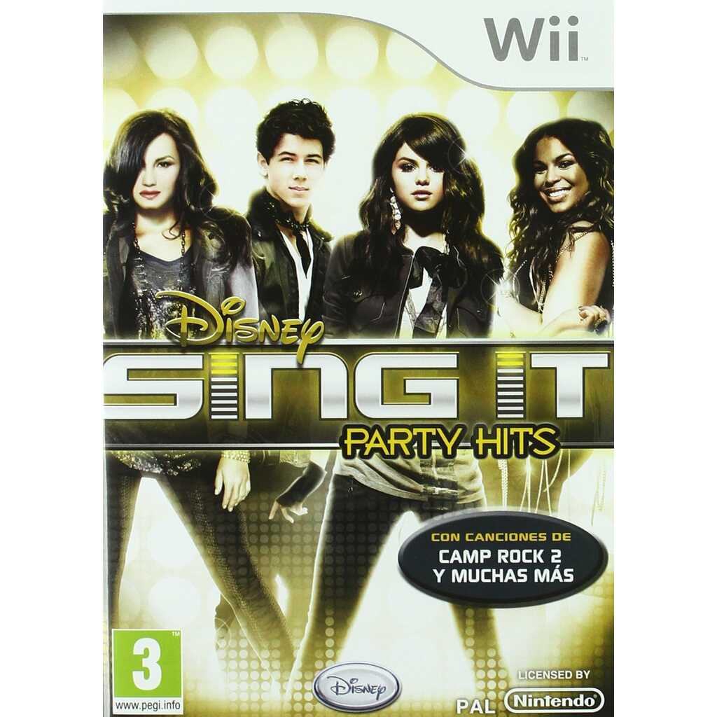 WII DISNEY SING IT PARTY HITS