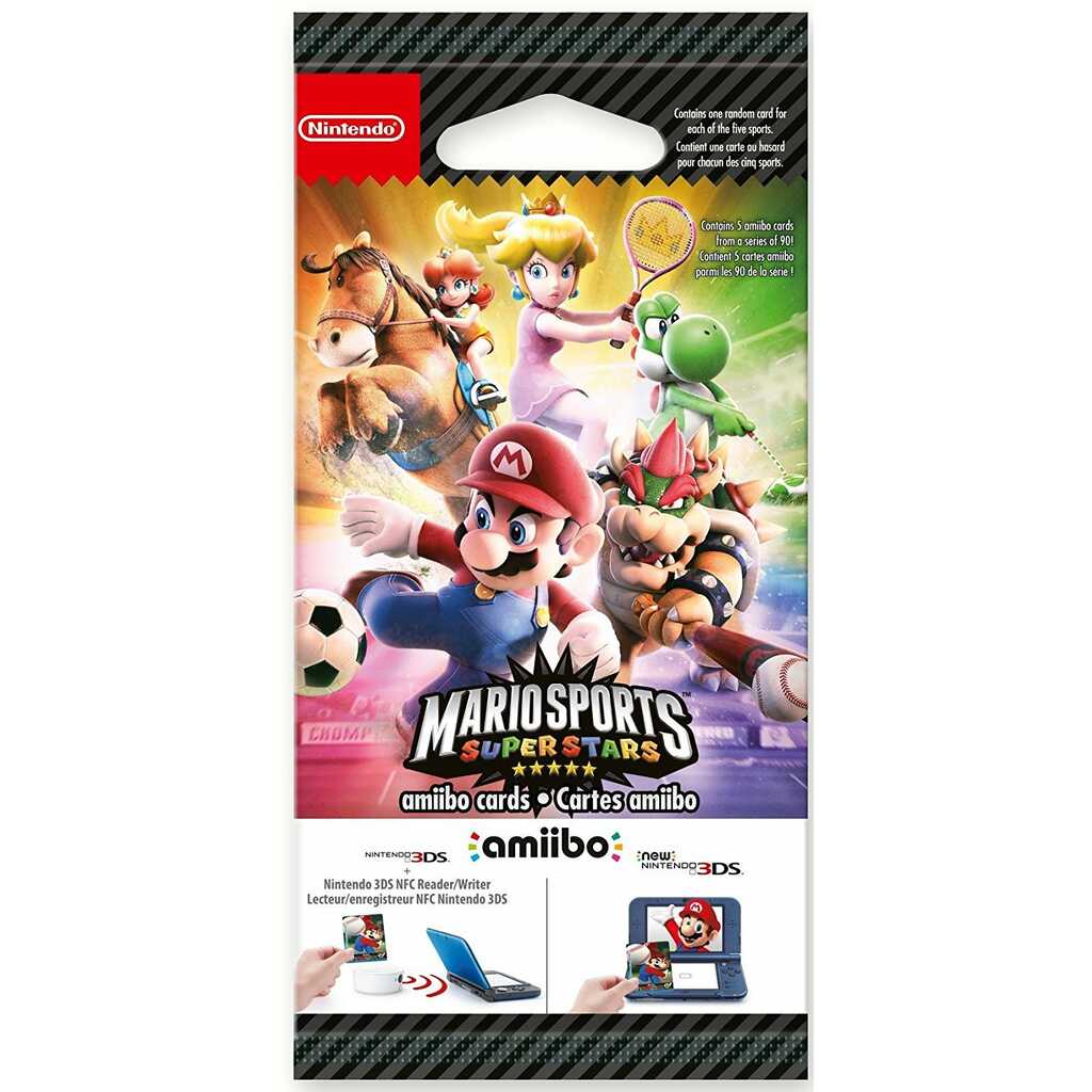 PACK 5 TARJETAS AMIIBO MARIO SPORTS SUPERSTARS