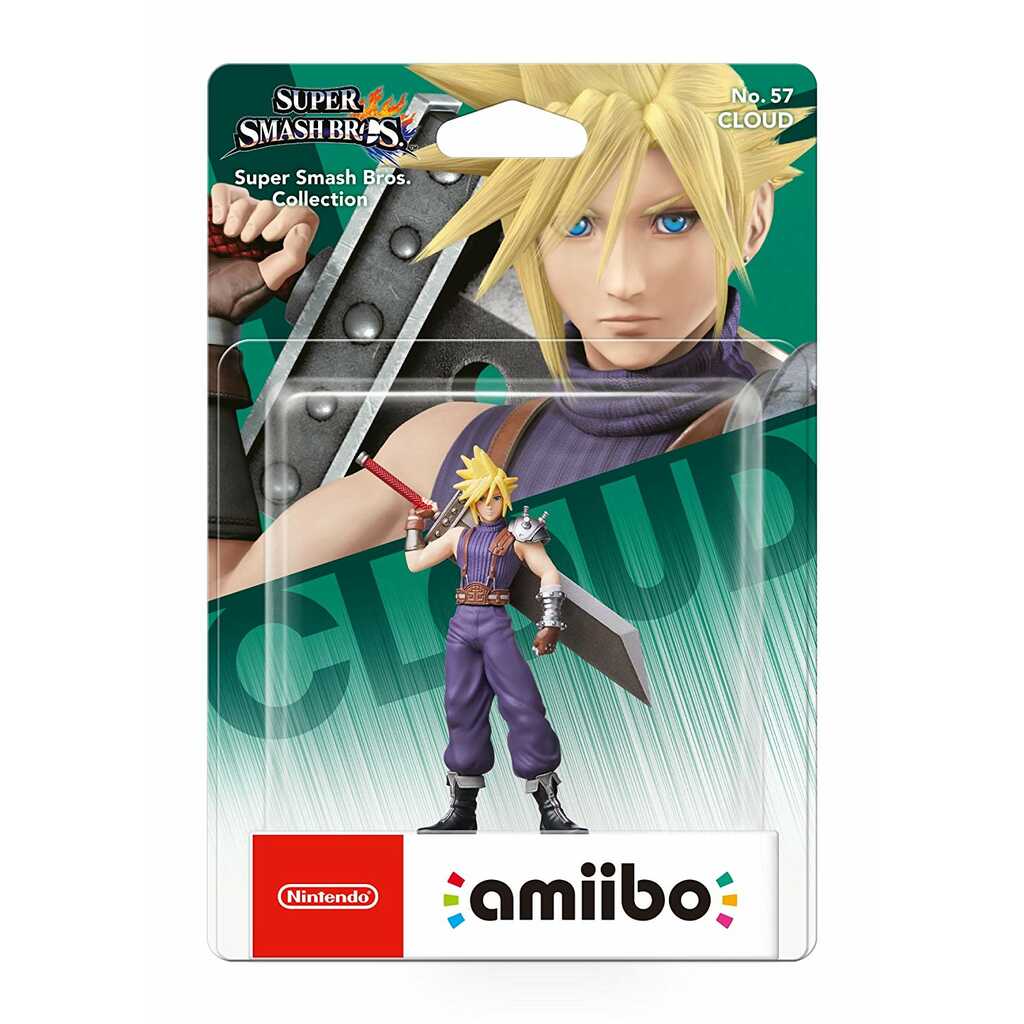 FIGURA AMIIBO CLOUD (SUPER SMASH BROS)
