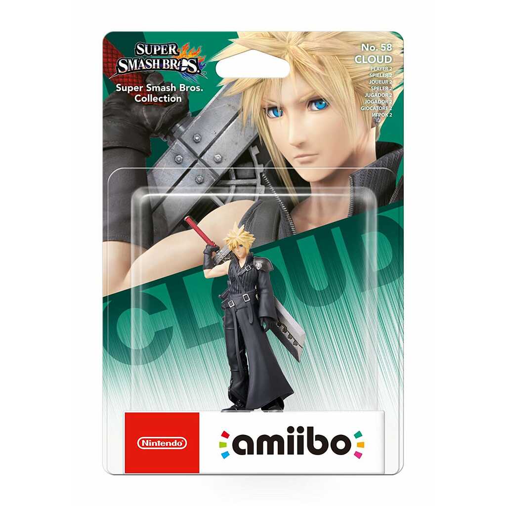 FIGURA AMIIBO CLOUD VERSION 2 (SUPER SMASH BROS)