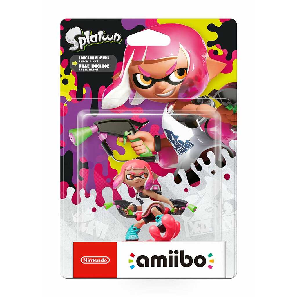 FIGURA AMIIBO INKLING CHICA SPLATOON