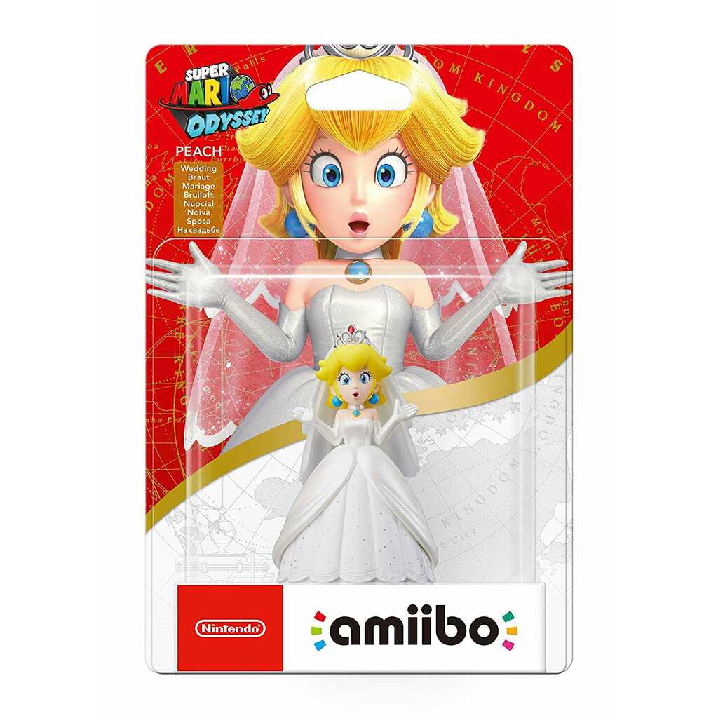 FIGURA AMIIBO PEACH (COLECCION SUPER MARIO)