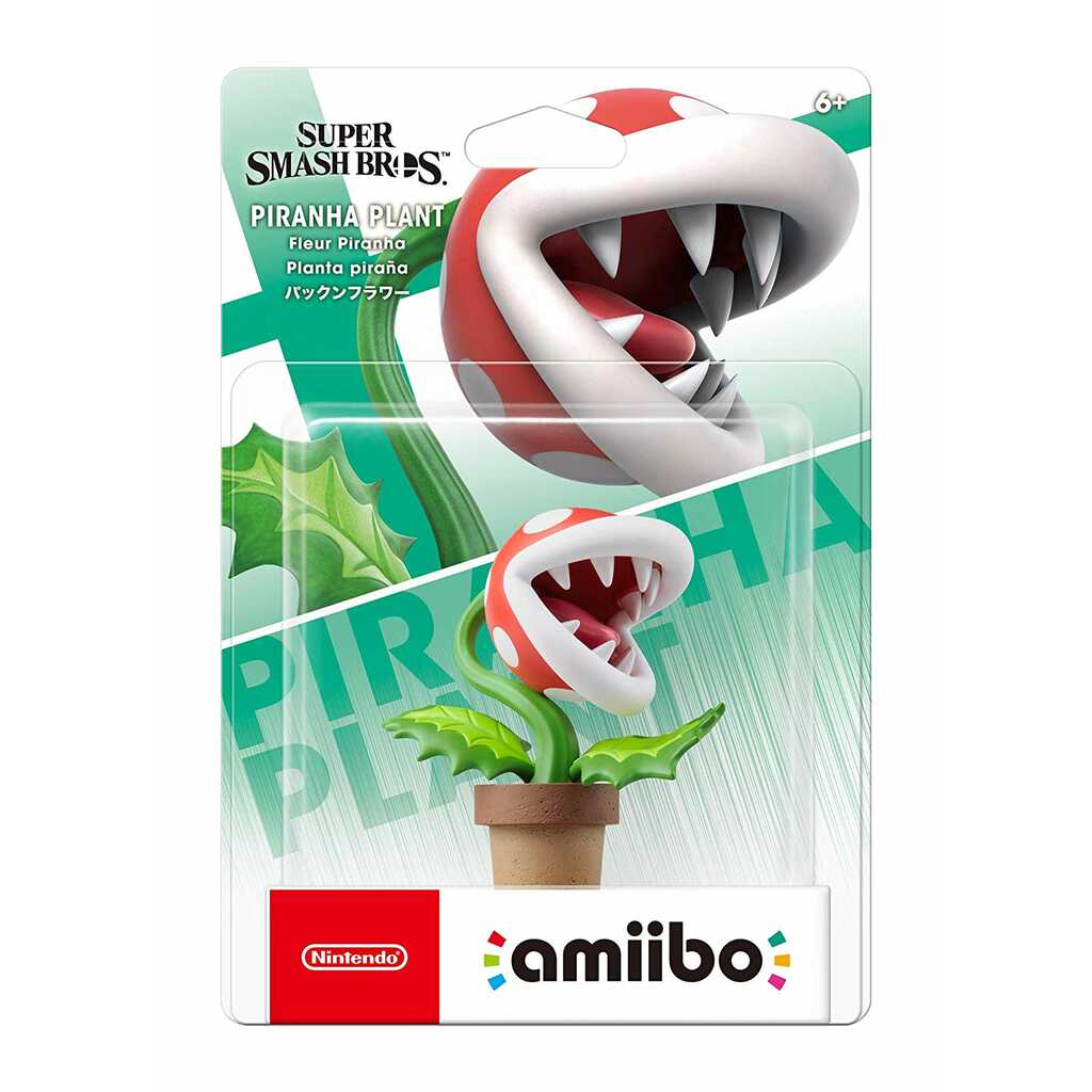 FIGURA AMIIBO PLANTA PIRAÑA (SUPER SMASH BROS)