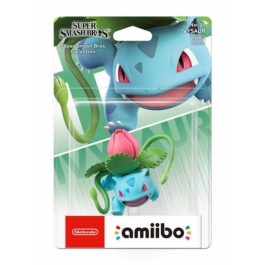 FIGURA AMIIBO IVYSAUR (SUPER SMASH BROS)