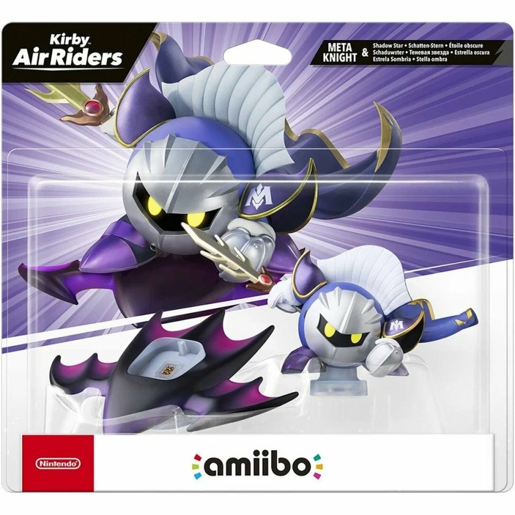 FIGURAS AMIIBO META KNIGHT & SHADOW STAR (KIRBY)