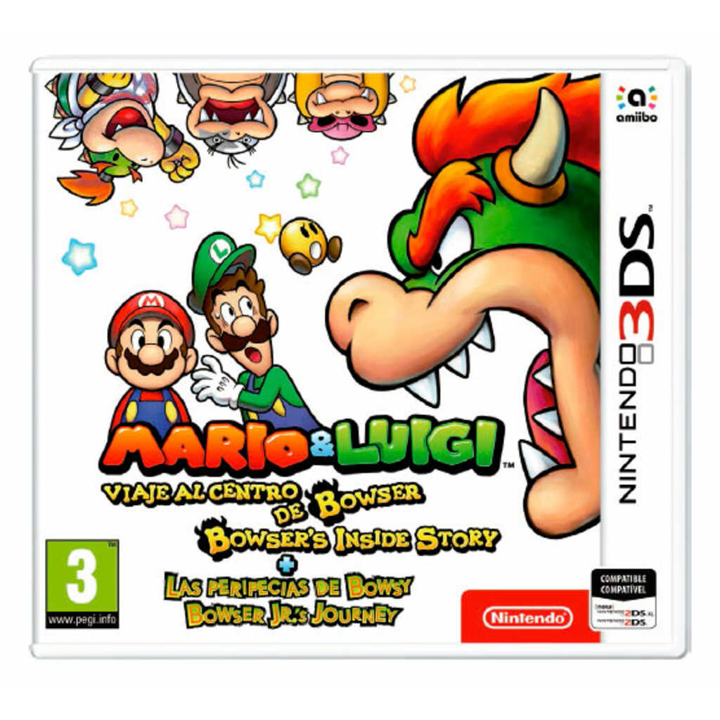 N3DS MARIO & LUIGI VIAJE CENTRO BOWSER+PERIPECIAS