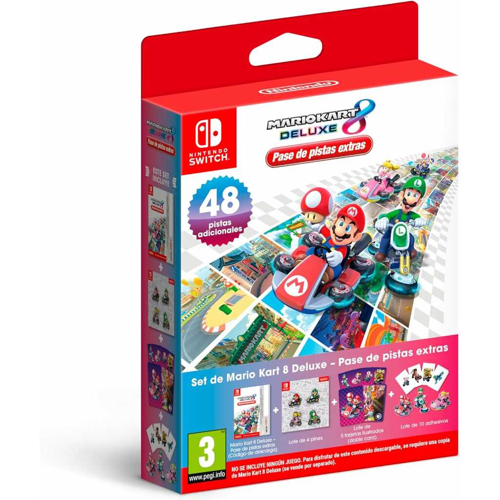 SWITCH MARIO KART 8 PACK CONTENIDO ADICIONAL