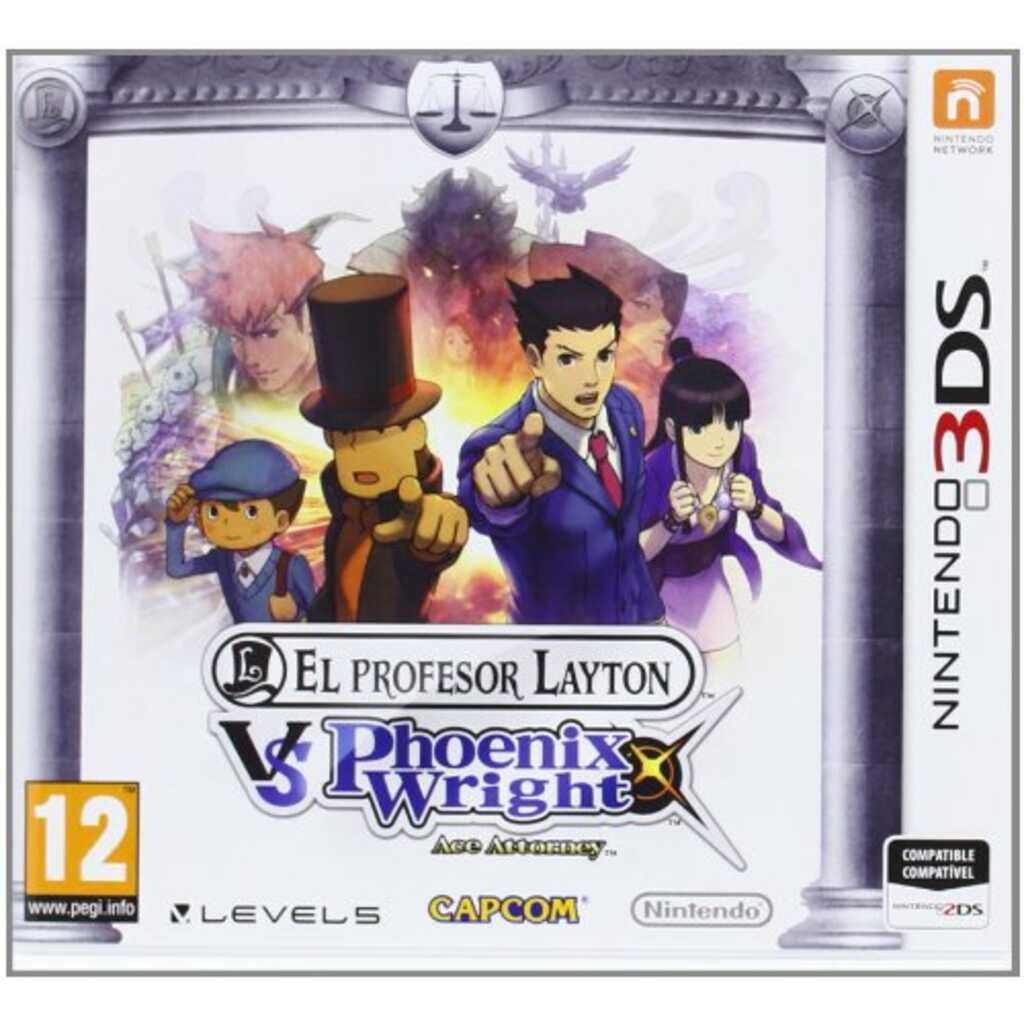 N3DS PROFESOR LAYTON VS ACE ATTORNEY