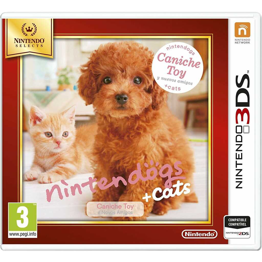 N3DS NINTENDOGS + CATS CANICHE TOY SELECTS