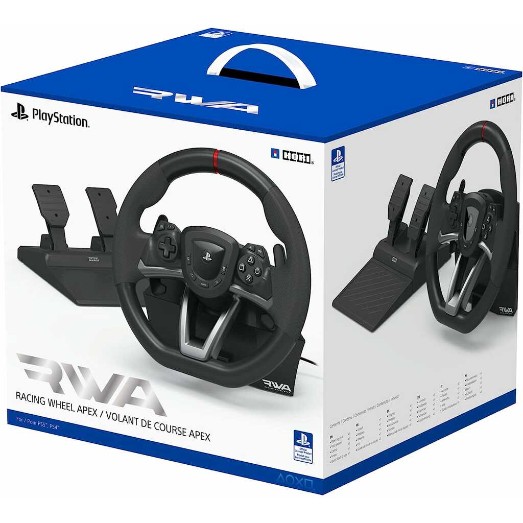 VOLANTE RACING WHEEL APEX HORI PS5-PS4-PC
