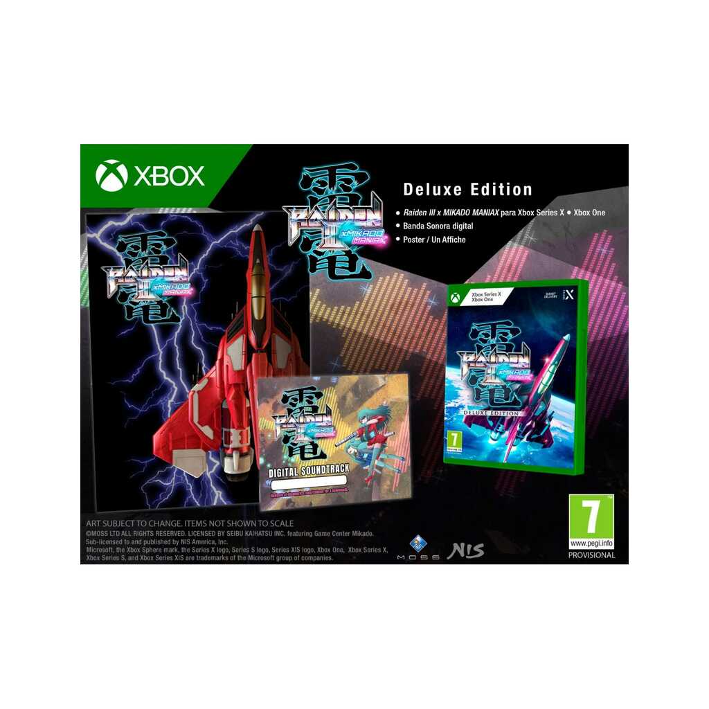 XBOXX RAIDEN III X MIKADO MANIAX DELUXE EDITION