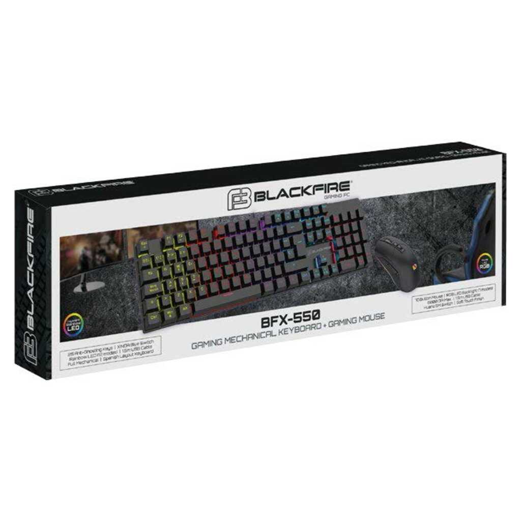 COMBO BFX-550 TECLADO MECANICO + RATON GAMING
