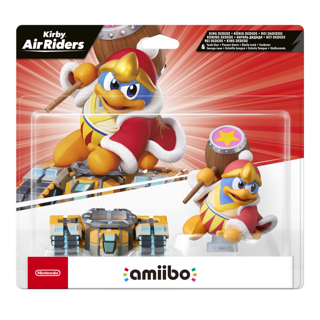 FIGURA AMIIBO KING DEDEDE & TANK STAR (KIRBY)