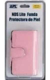 FUNDA DE PIEL ROSA NDSL APLISOFT