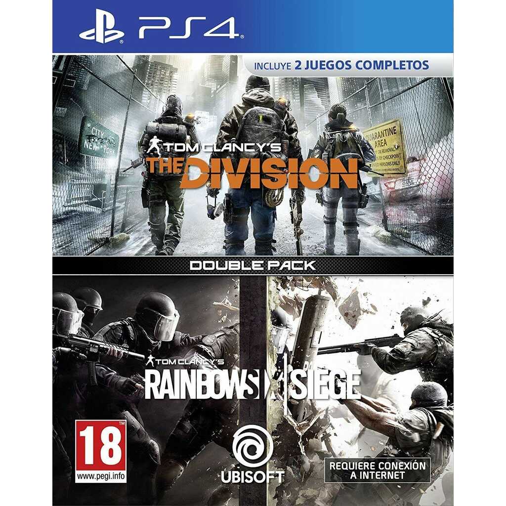 PS4 TOM CLANCYS THE DIVISION + RAINBOW SIX SIEGE