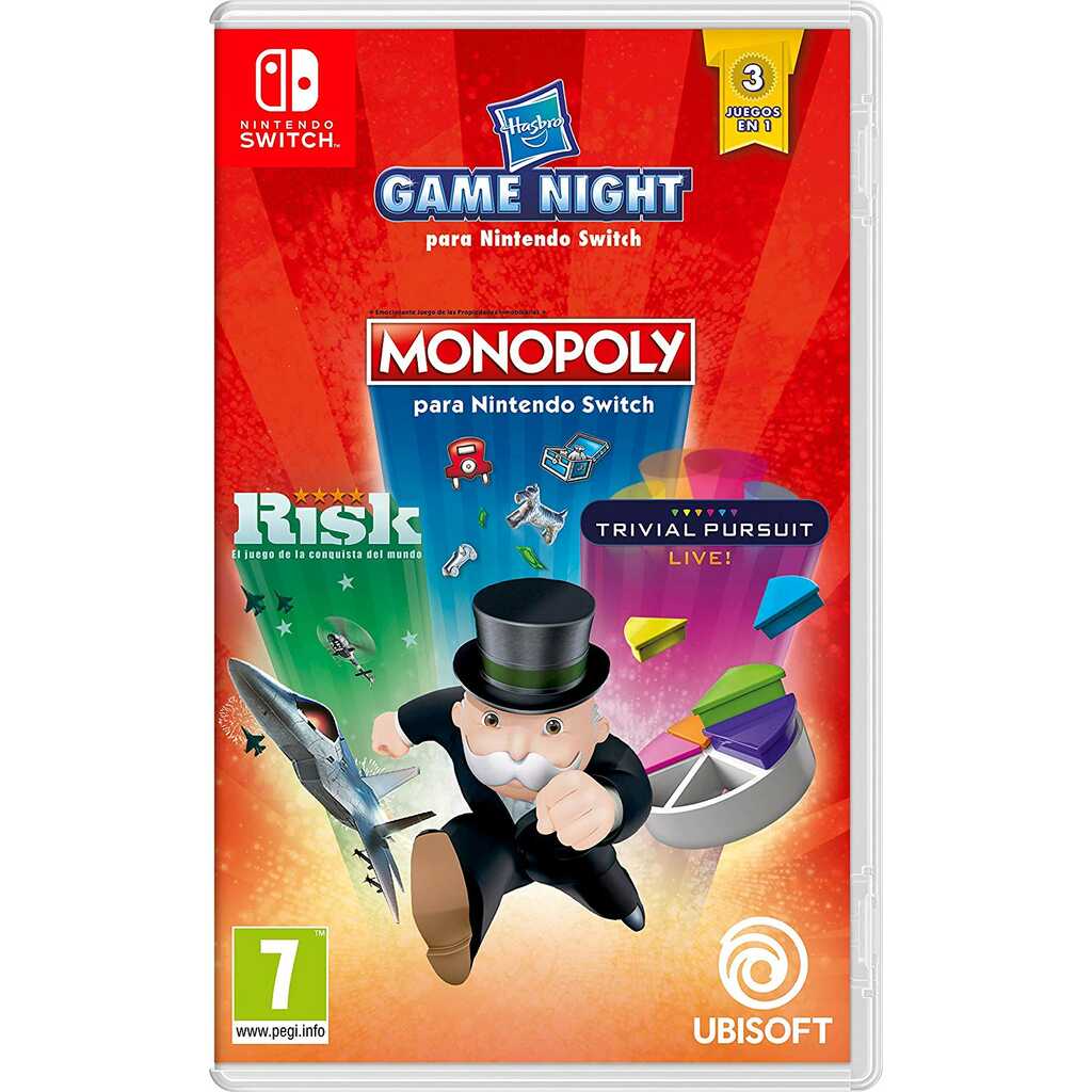 SWITCH HASBRO GAME MONOPOLY+RISK+TRIVIAL (PROMO)