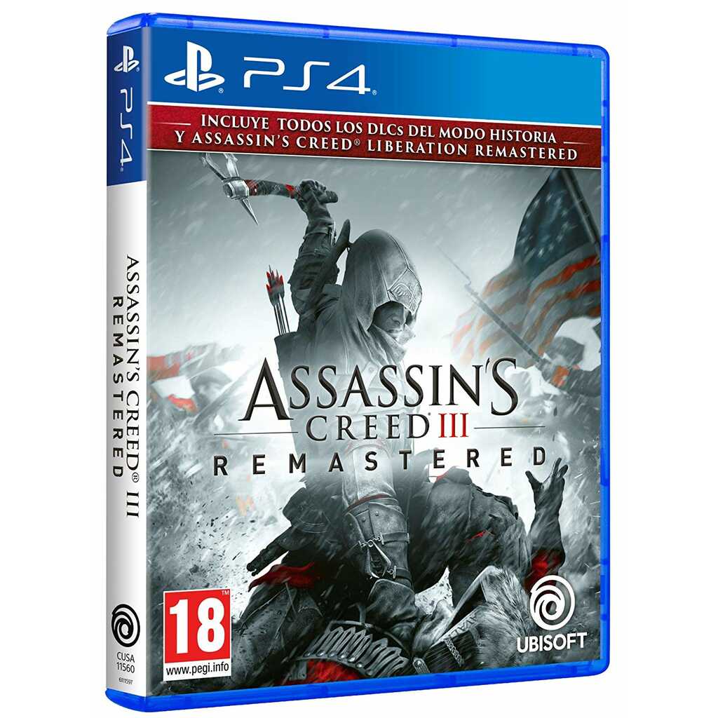 PS4 ASSASSINS CREED 3 +LIBERATION REMASTERED PROMO