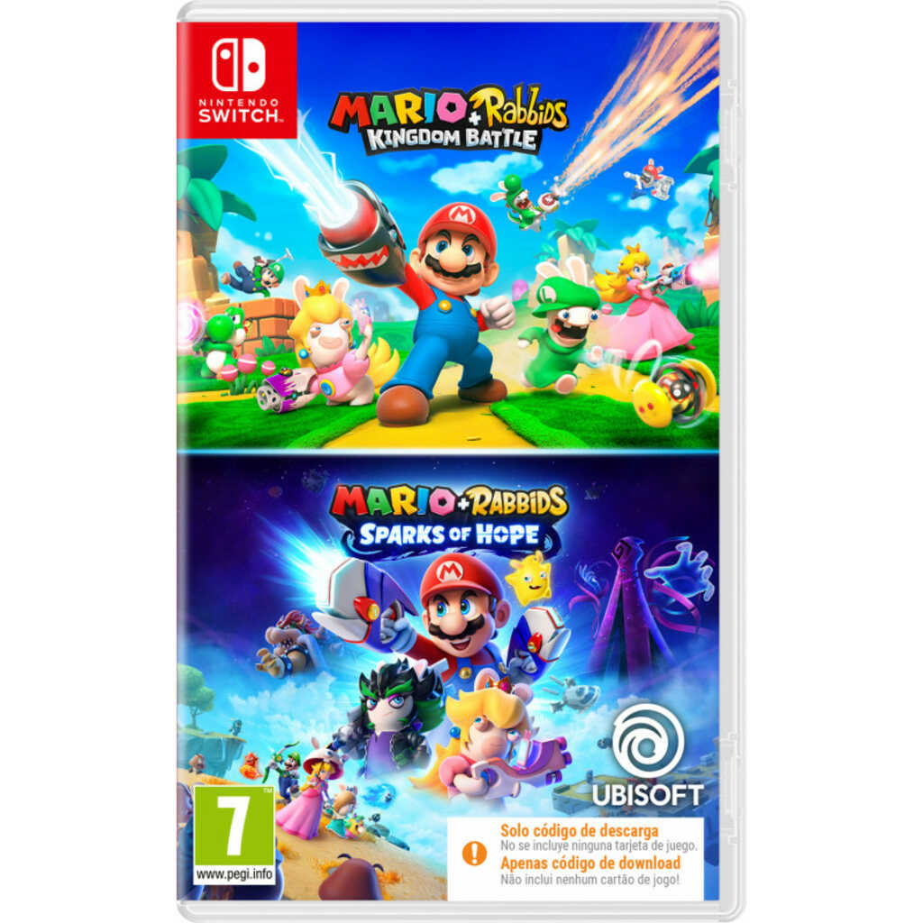 SWITCH MARIO & RABBIDS DOUBLE PACK - CODE IN A BOX