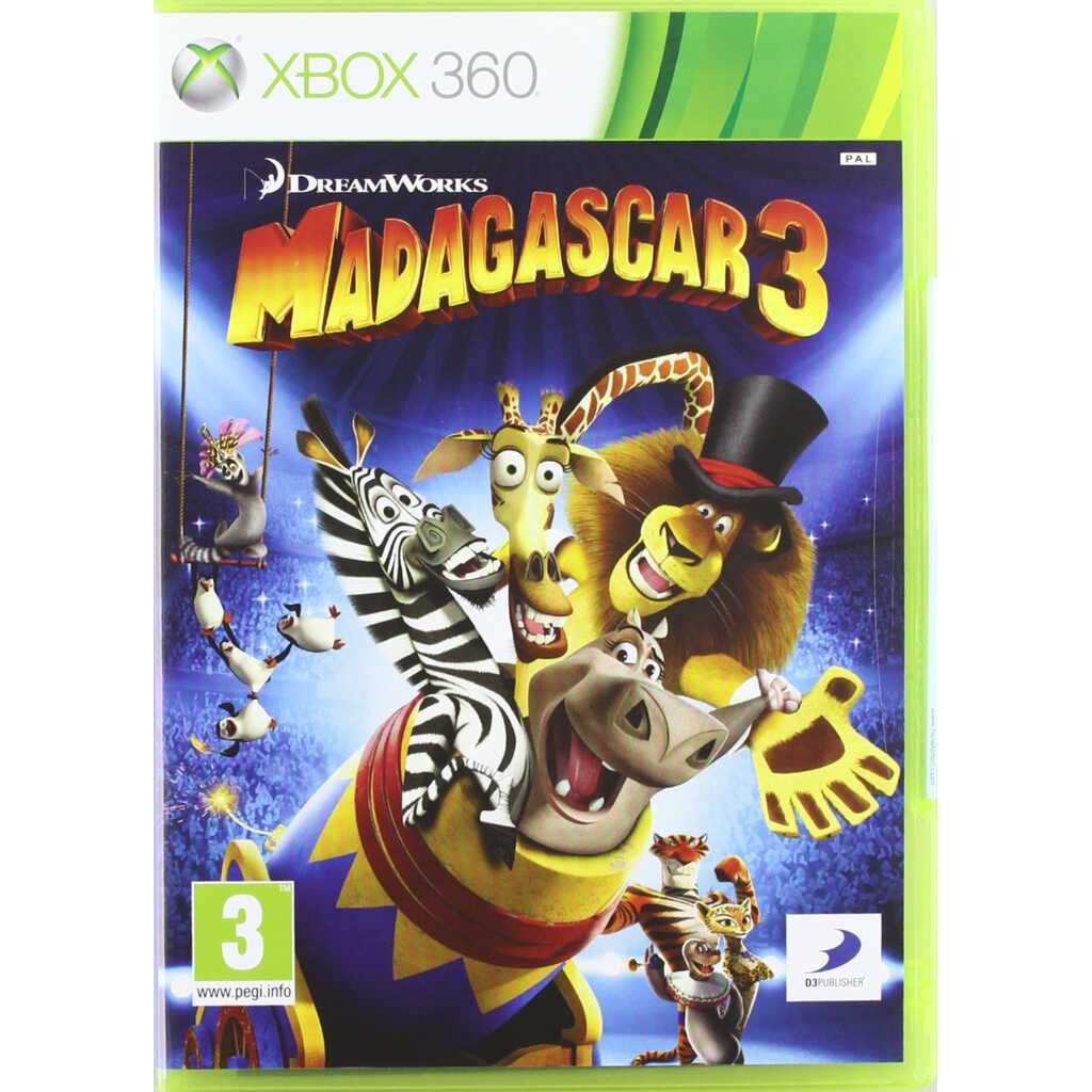 X360 MADAGASCAR 3