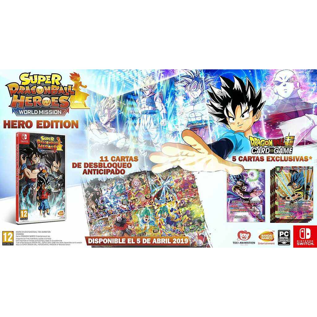 SWITCH SUPER DRAGONBALL HEROES WORLD MISSION