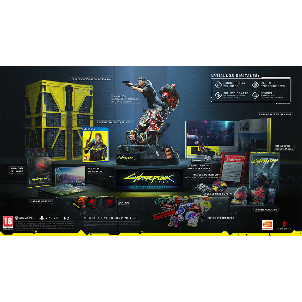 PS4 CYBERPUNK 2077 EDICION COLECCIONISTA