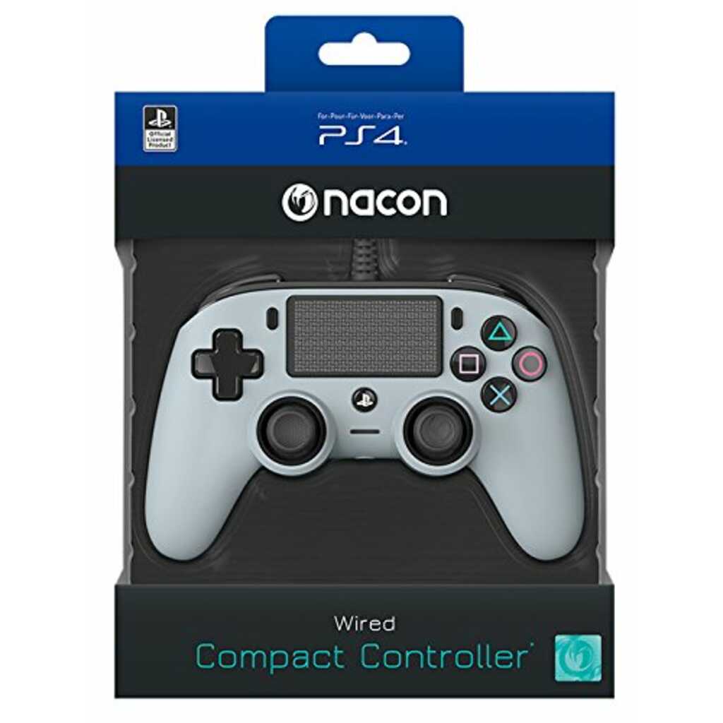 MANDO NACON CON CABLE GRIS PS4